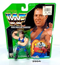 Vintage WWF 1993 Hasbro Wrestler 1-2-3 Kid Green Card Series 11 SIGNED Autograph