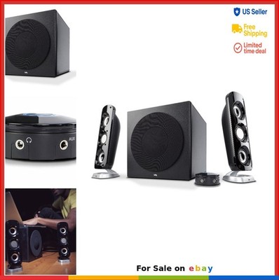 2.1 Speaker System 92W Subwoofer for Computer Gaming Movies Music
