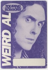 Weird Al Yankovic 1999 Running with Scissors concert tour Backstage Pass