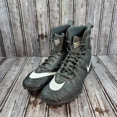 Nike Men Force Savage Varsity Black High Ankle Football Cleats 880140-010 Sz 12 