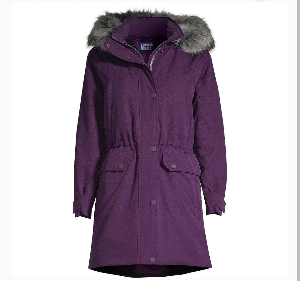 New Lands End EXPEDITION Down PaRkA  X Small WATERPROOF  PXS 2P 4P $299 FastShip - Image 2 of 4