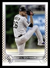 Austin Gomber 2022 Topps Gold Star SP #461 Colorado Rockies *031