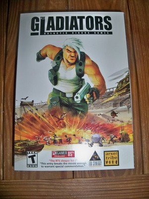 THE GLADIATORS -- VINTAGE PC CD Game Windows 98 ME 200 XP -- New Factory Sealed