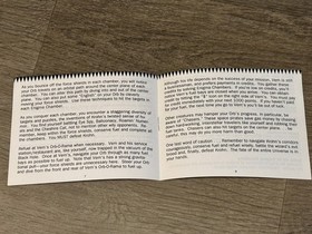 Orb 3D Instruction Manual Only Nintendo Nes Authentic