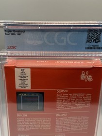 Atari 2600 Super Breakout - CGC Graded 9.8A++ Mint - Highest Grade - Sealed