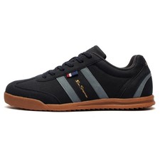 Ben Sherman Original Keeler Mens Trainers Designer Casual Sneakers Navy