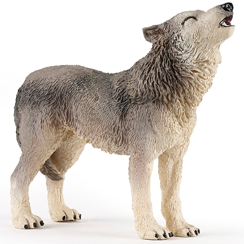 Papo Howling Wolf Figure Wild Animal Kingdom