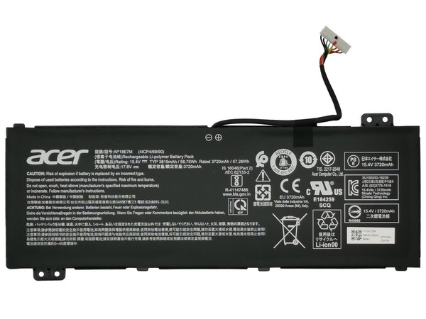 Acer X-Predator Helios PH315-53 PH315-54 PH317-53 PH317-54 Batterie KT.00407.007-image