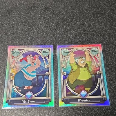 Disney Topps Disney Collect Mr. Smee #118 & Maurice #126 Lot of 2 Cards
