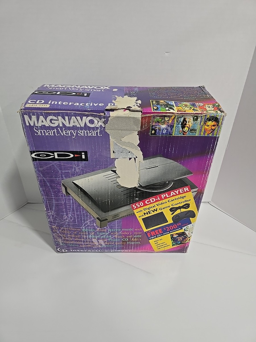 RARE Magnavox Model CD-i 550 CDI Interaction Player Console 100
