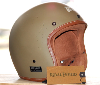 ROYAL ENFIELD ECE  DOT-zertifizierter JET HELM DESERT  Gr. XL BLOW OUT SALE