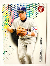 2022 Topps Pristine Alex Rodriguez Refractor Card #105 Rangers Legend!
