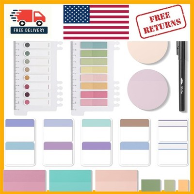 Transparent Sticky Notes Set - 1000 Sheets with Marker for Ultimate Organization