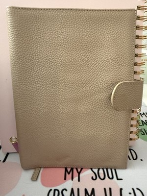 Moterm Versa A5 Small Leather Weekly Planner Organizer Binder w/ Snap Strap