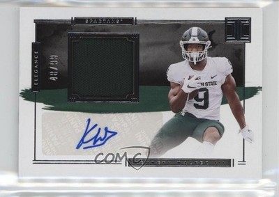 2022 Panini Chronicles Draft Picks 48/99 Kenneth Walker III Rookie Auto RC f7a
