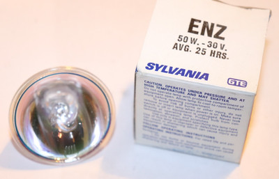 PROJECTOR LAMP  lamp bulb -ENZ- 50W 30V -SYLVANIA (Please read description)