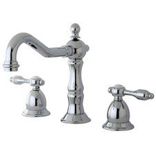 Kingston Brass KS1971TAL Tudor Widespread Lavatory Faucet With,Polished Chrome