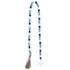 3pcs Ozeanstil hölzerner Perlen Quaste Girland