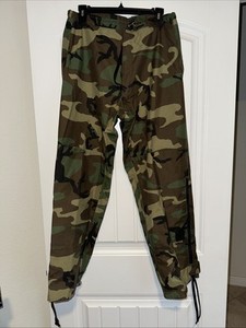 USGI ECWCS Cold Weather Camo BDU WOODLAND GORETEX PANTS Trousers Small Regular