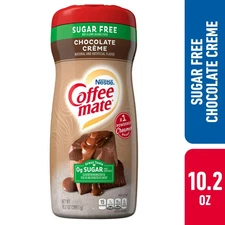 Nestle Coffee Mate, Chocolate Crème Sugar-Free Powdered Coffee Creamer, 10.2 oz