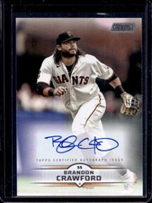 2025 Topps Stadium Club Brandon Crawford Auto #SCBA-BCR Giants
