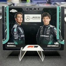 2025 Topps Chrome Formula 1 DUO  George Russel | Kimi Antonelli RC #167 Base