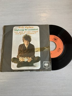 Bob Dylan - Highway 61revisited - 45 Runden Italien 1966 CBS-1900