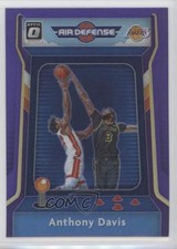 2020-21 Panini Donruss Optic Air Defense Purple Prizm Anthony Davis #5 0p1o