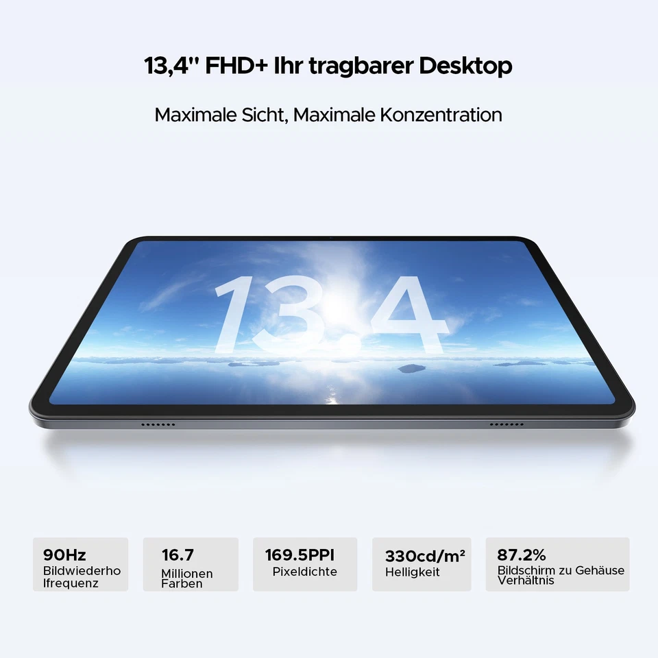 DOOGEE Tab G6 Max Android 16 Tablet 13,4 Zoll 32GB+256GB 11000mAh Tablet 4G LTE - Bild 3 von 4