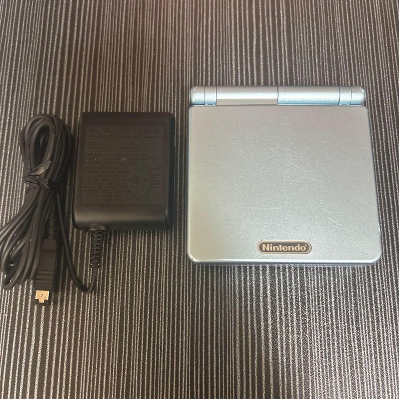 Excellent Nintendo Game Boy Advance SP Pearl Blue GBA SP AGS-001