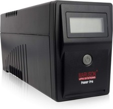 MARUSON 800VA/450W Line Interactive UPS Battery Backup, AVR, Overload and Overch