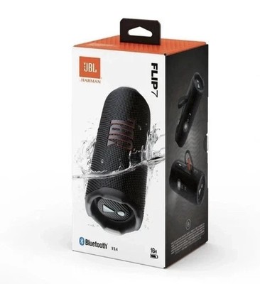JBL FLIP 7 Portable Waterproof Wireless Bluetooth Speaker - Black