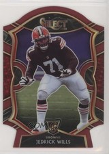 2020 Panini Select Concourse Maroon Prizm Die-Cut Jedrick Wills #90 2zr