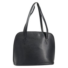 Borsa a tracolla Louis Vuitton Epi Lussac nera M52282 LV originale 151241