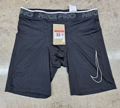 Nike ProDri-FIT Mens Fitness Shorts L Black DD1917-010 Gym Cycling Running 