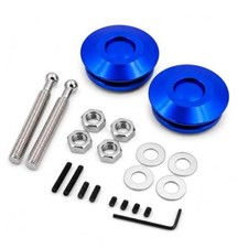 URYHP001 Quick Latch Hood Pins Universal 2 Pack 2 44 Inch Diameter Push Blue