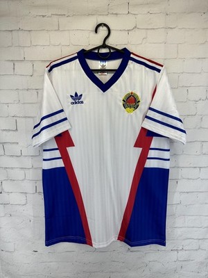 YUGOSLAVIA 1990 1991 RETRO VINTAGE SOCCER FOOTBALL SHIRT JERSEY AWAY SIZE L