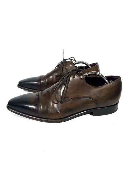 Men Canali Heels Brown Leather 42