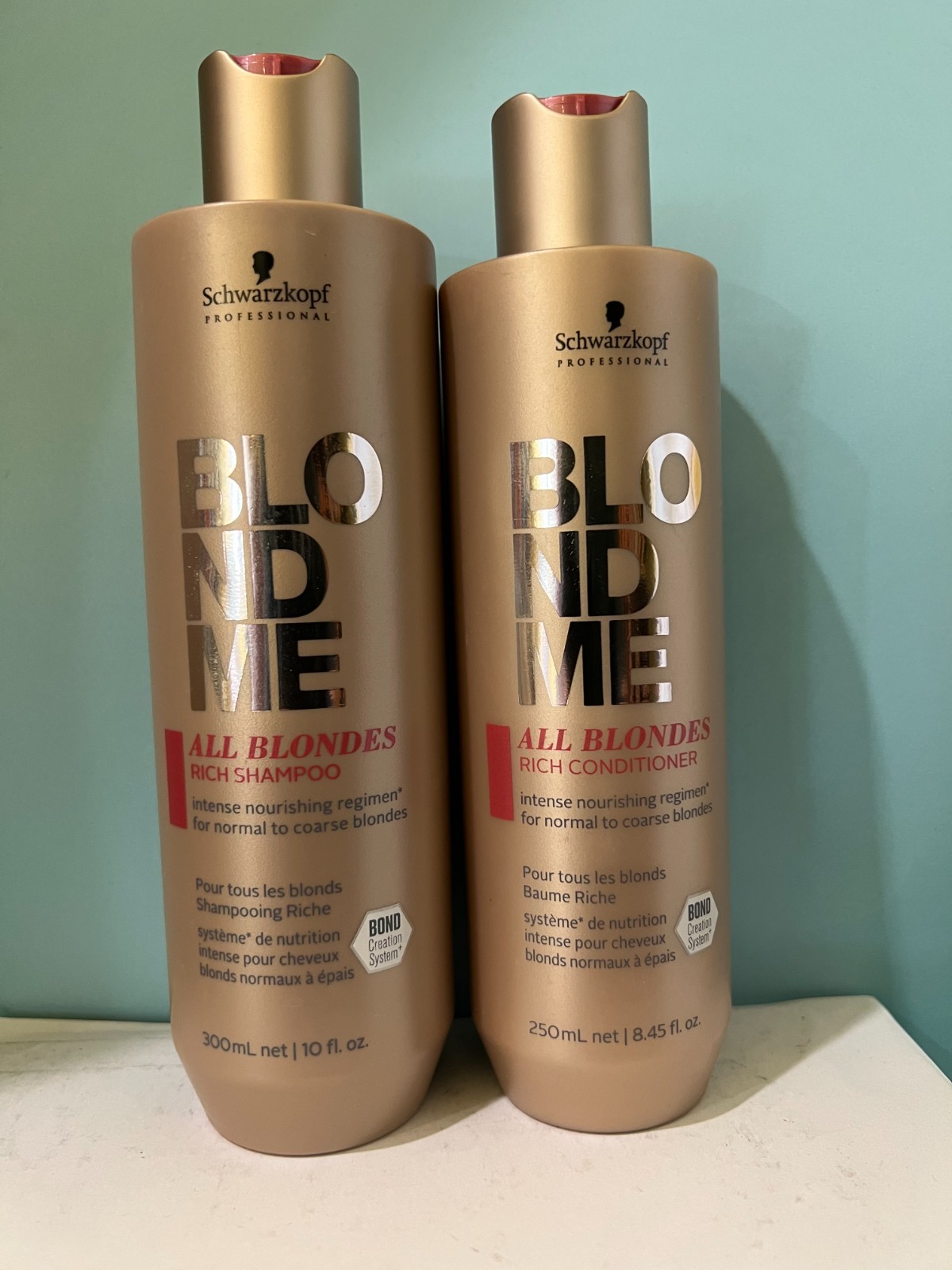 Schwarzkopf Blondme All Blondes Rich Shampoo & Conditioner Normal To Coarse Hair