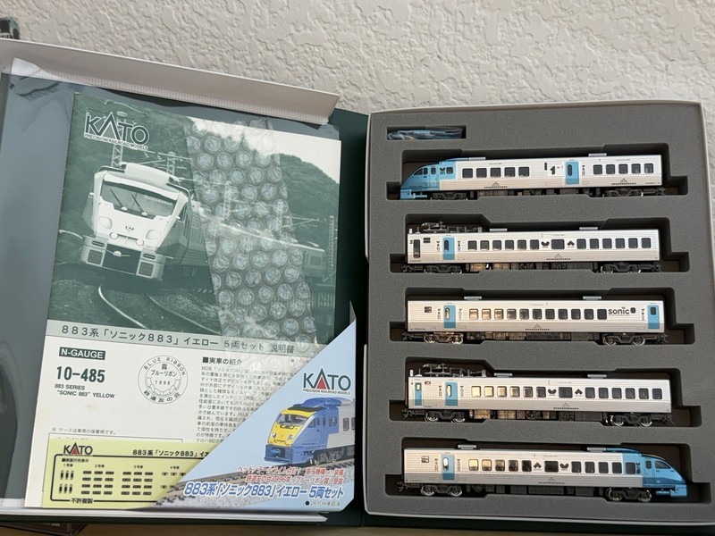 N scale Kato Japanese JR 883 type Sonic Express Tilt Train 5 cars Microace Tomix