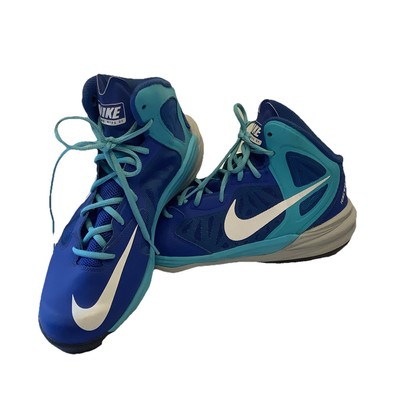 Nike Shoes Mens Size 9 Prime Hype DF Game Royal Blue White Leather Basketball