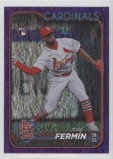 2024 Topps Series 1 Purple Holofoil 24/799 Jose Fermin José Fermín #305 0ui8