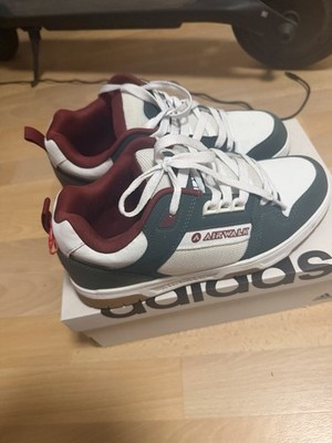 Airwalk Skateboarding Schuhe Herren Gr. 42 - Weiß/Grün/Burgunder - Wie neu!