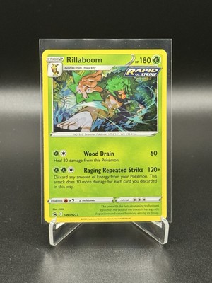 Pokemon TCG Sword & Shield Crown Zenith Set: Rillaboom SWSH277 Black Star Promo