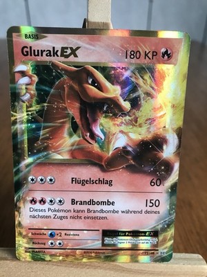 Pokemon Karte Glurak EX Evolution 12/108 Deutsch