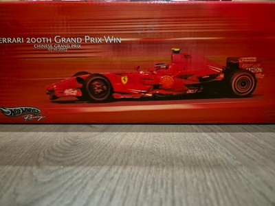 Hot Wheels 1.18 Ferrari F1 GP 2007 Kimi Raikkonen 200th GP win