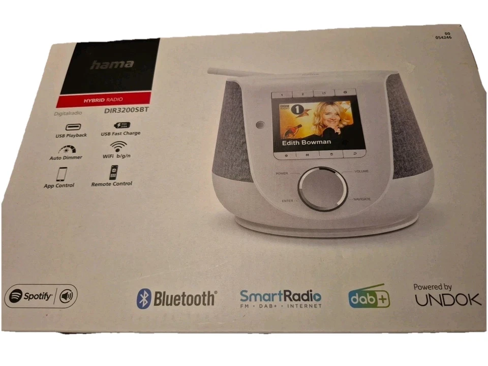 Hama DAB+ Digitalradio Internetradio | DIR3200SBT | Weiß Hybrid Radio