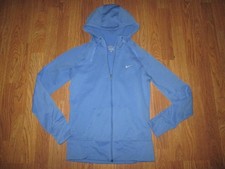 Womens NIKE THERMA FIT fleece lined full zip hooded sweatshirt jacket sz S Sm