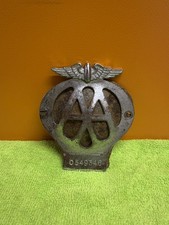 Car Badge AA Vintage 1940's - 1960's