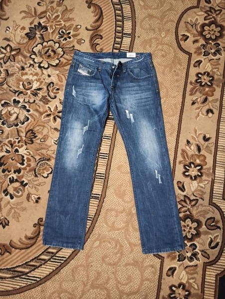 Men Diesel Jeans Black Denim 33 / L / 48
